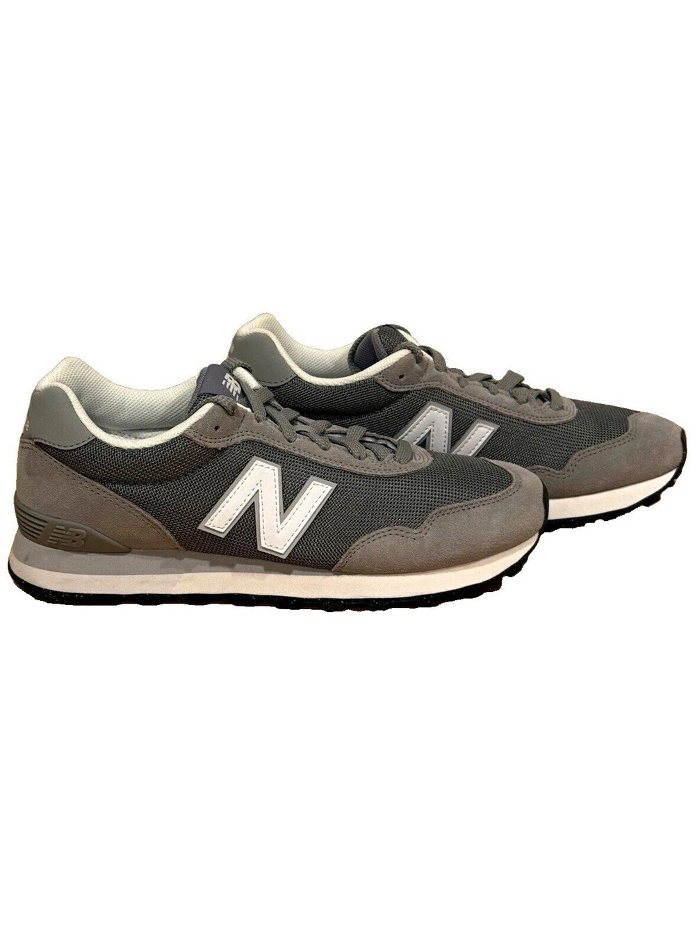 New Balance 515 Womens 9 Gray White Suede Mesh Retro Sneakers WL515GRY